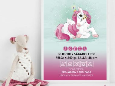 Natalicio bebe - Unicornio · Via www.paratodos.sweethings.net.jpg